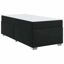 Bedframe Anders Zwart 90 x 190 cm Kunstleer