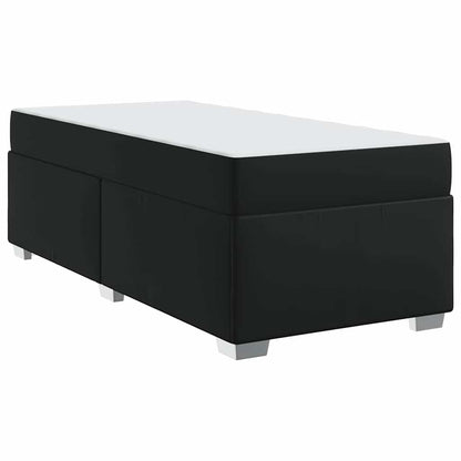 Bedframe Anders Zwart 90 x 190 cm Kunstleer