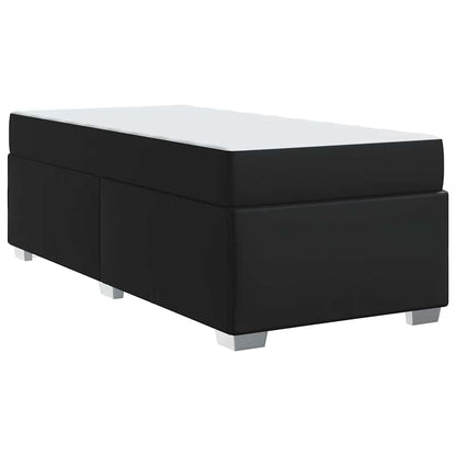 Bedframe Anders Zwart 90 x 190 cm Kunstleer