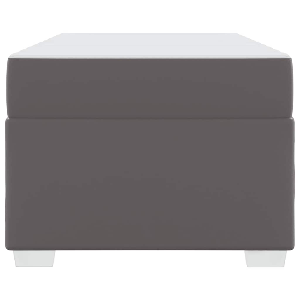 Bedframe Anders Grijs 90 x 190 cm Kunstleer