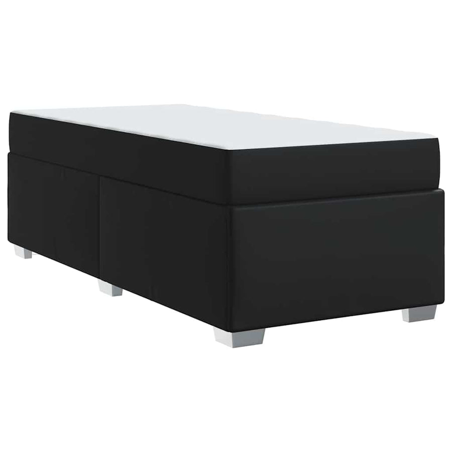 Bedframe Anders Zwart 90 x 200 cm Kunstleer