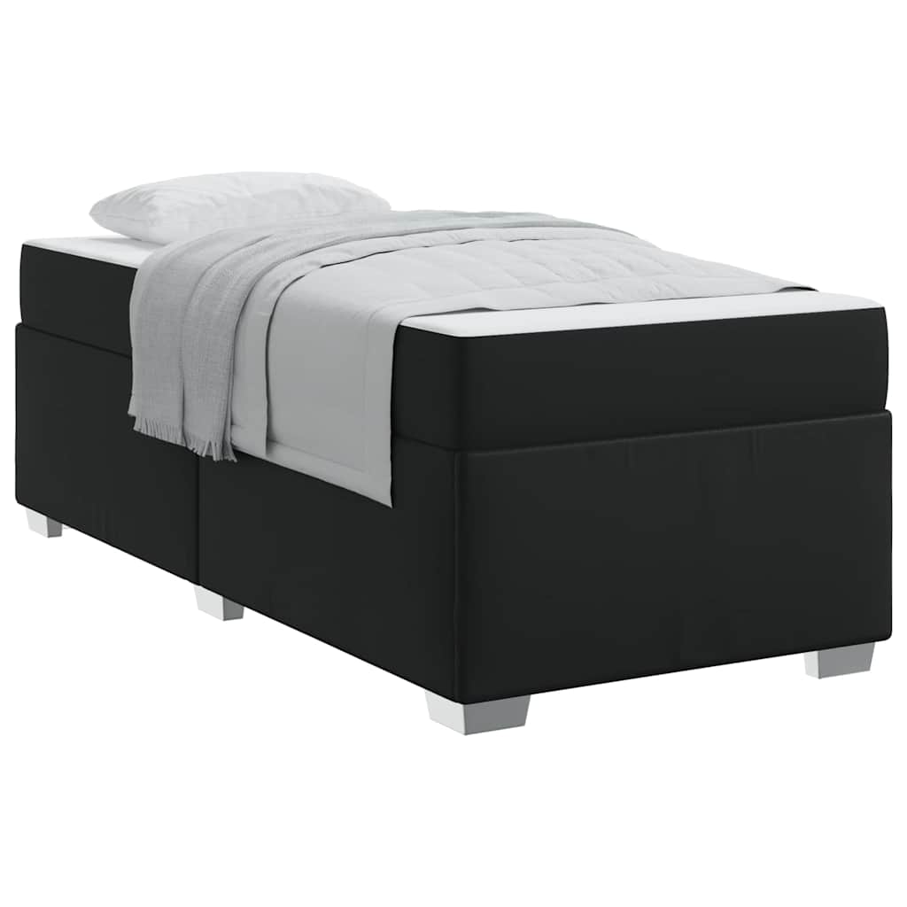 Bedframe Anders Zwart 90 x 200 cm Kunstleer