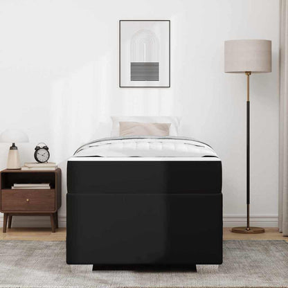 Bedframe Anders Zwart 100 x 200 cm Kunstleer