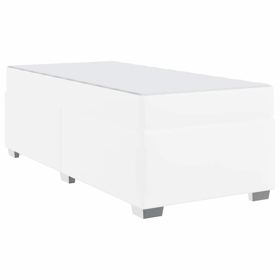 Bedframe Anders Wit 100 x 200 cm Kunstleer