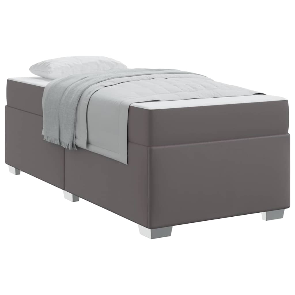 Bedframe Anders Grijs 100 x 200 cm Kunstleer