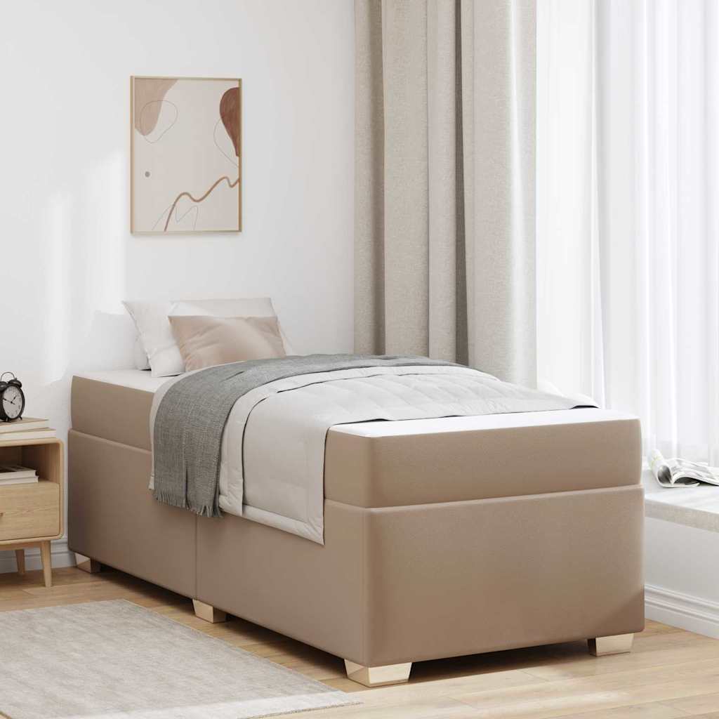 Bedframe Anders Cappuccino 100 x 200 cm Kunstleer