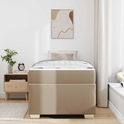 Bedframe Anders Cappuccino 100 x 200 cm Kunstleer