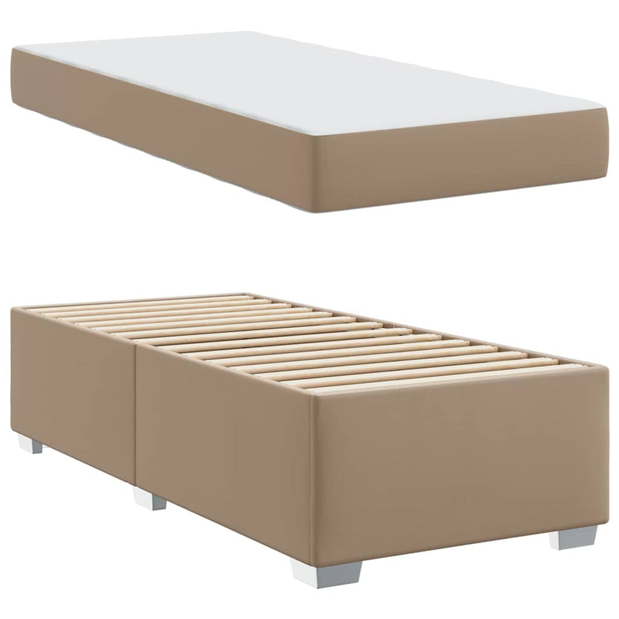 Bedframe Anders Cappuccino 100 x 200 cm Kunstleer