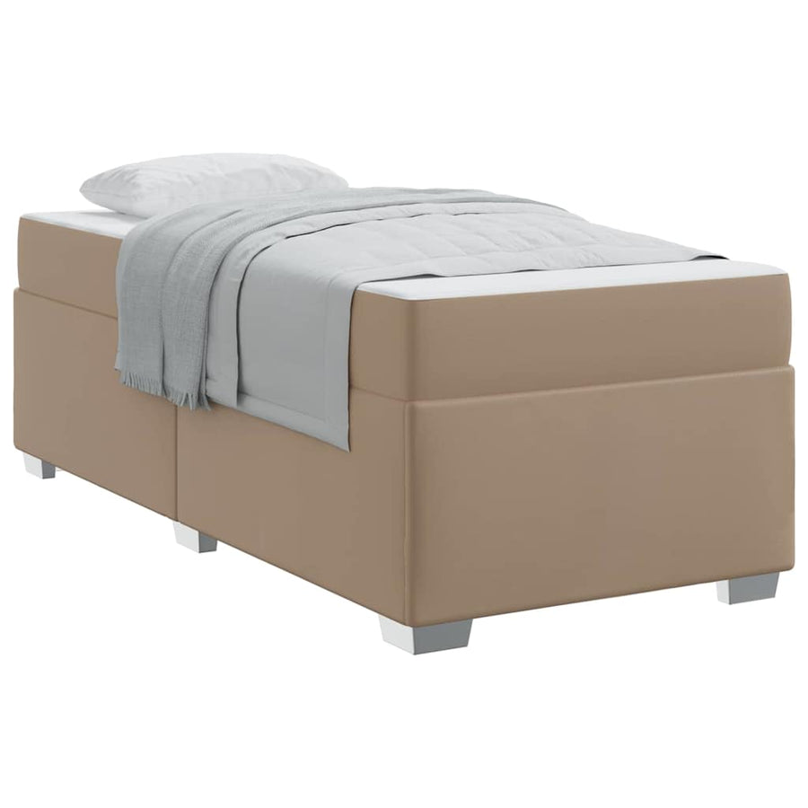 Bedframe Anders Cappuccino 100 x 200 cm Kunstleer