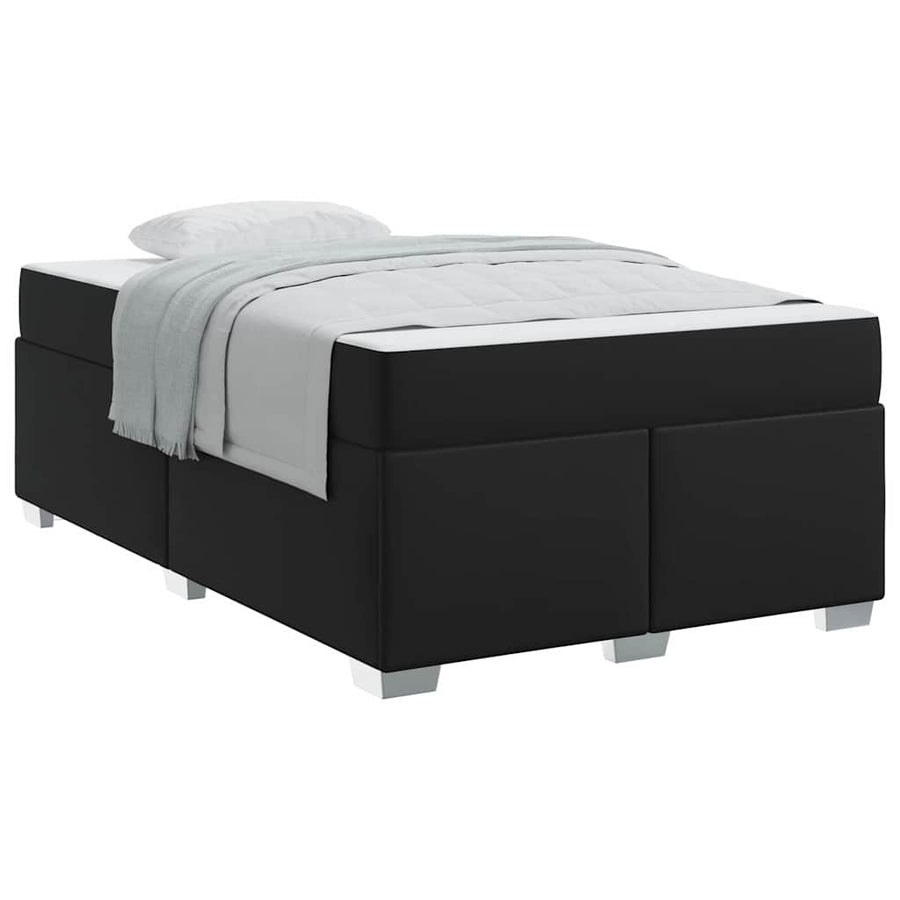 Bedframe Anders Zwart 120 x 190 cm Kunstleer