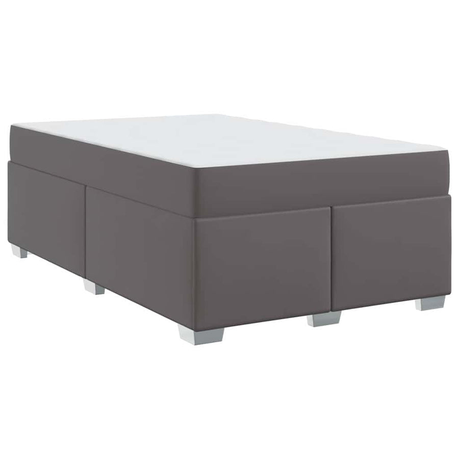 Bedframe Anders Grijs 120 x 190 cm Kunstleer