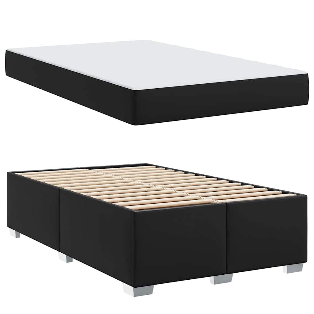 Bedframe Anders Zwart 120 x 200 cm Kunstleer