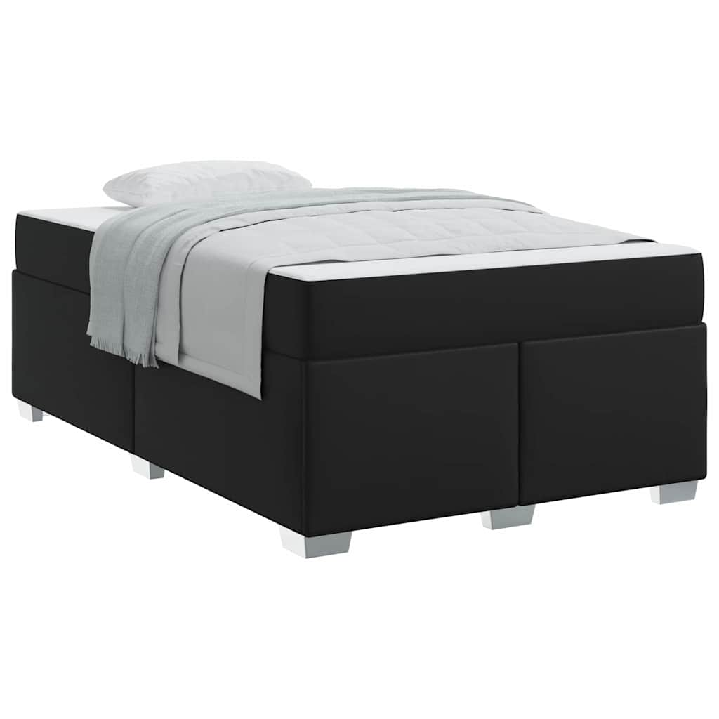 Bedframe Anders Zwart 120 x 200 cm Kunstleer