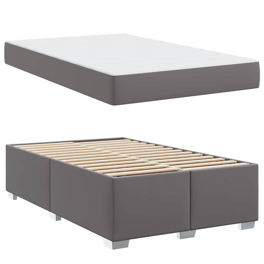 Bedframe Anders Grijs 120 x 200 cm Kunstleer