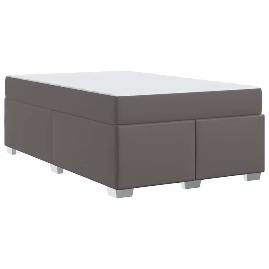Bedframe Anders Grijs 120 x 200 cm Kunstleer