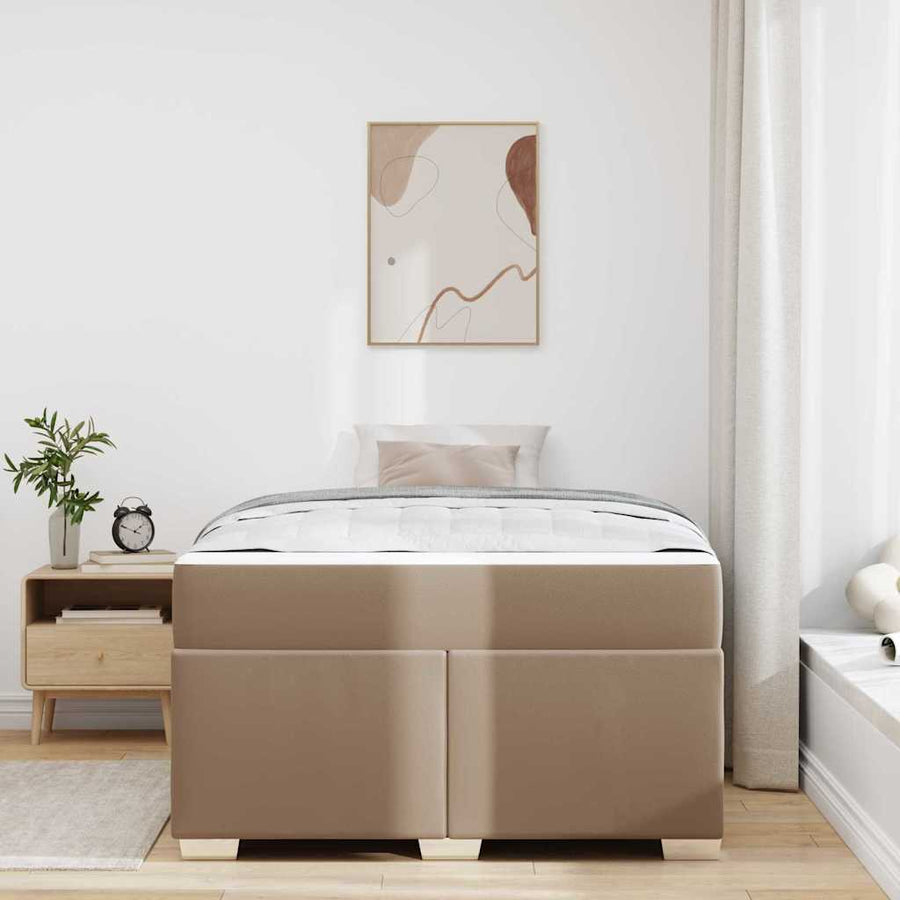 Bedframe Anders Cappuccino 120 x 200 cm Kunstleer