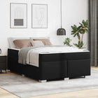 Bedframe 140x200 cm zwart kunstleer