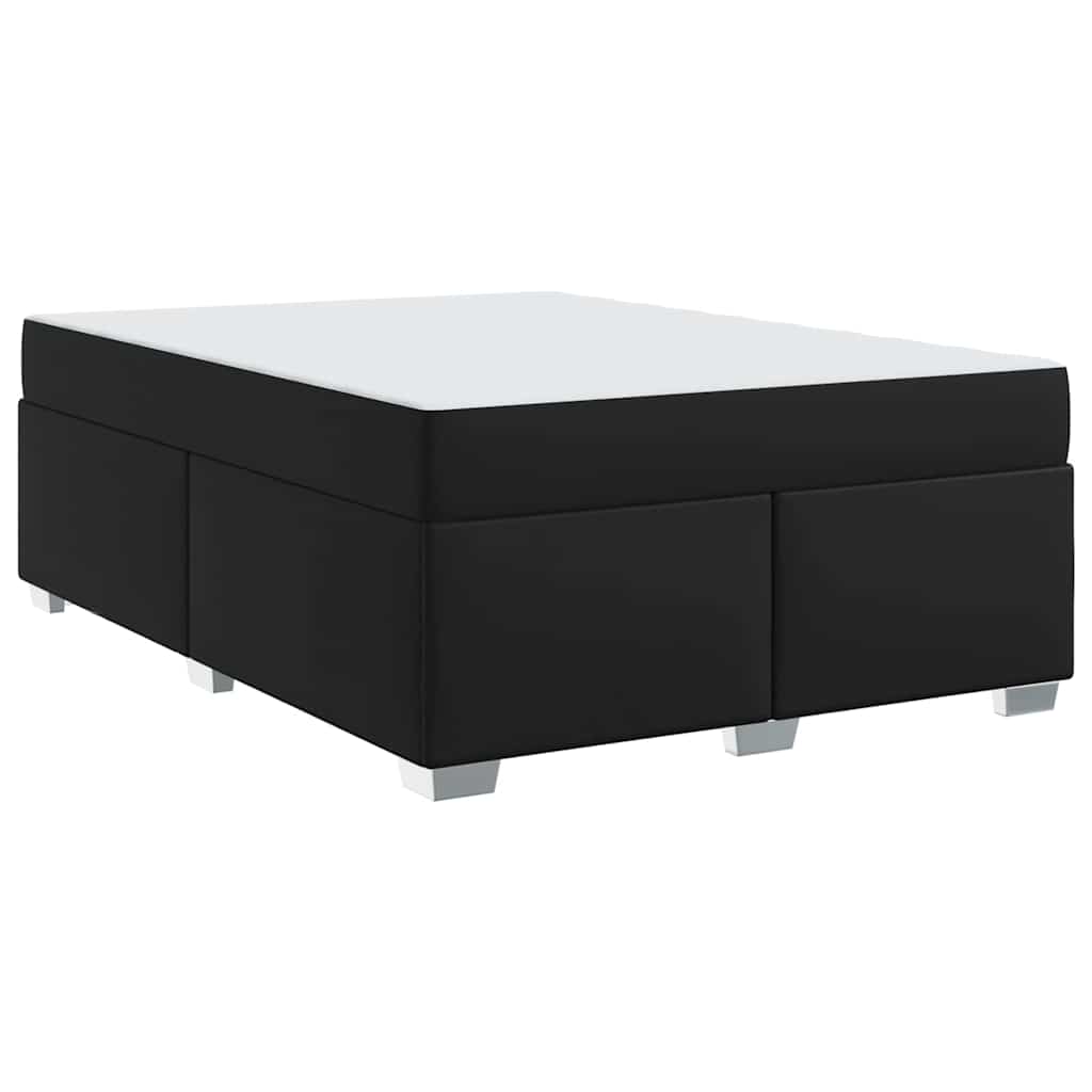Bedframe Anders Zwart 140 x 200 cm Kunstleer