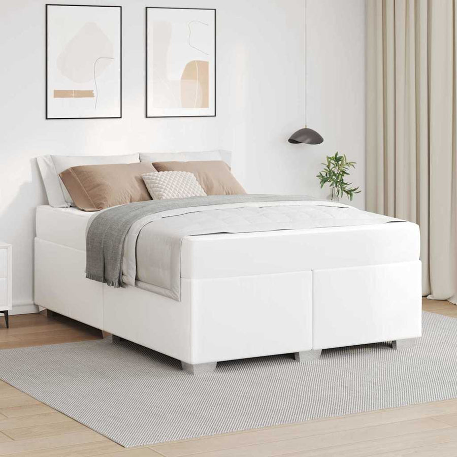 Bedframe Anders Wit 140 x 200 cm Kunstleer