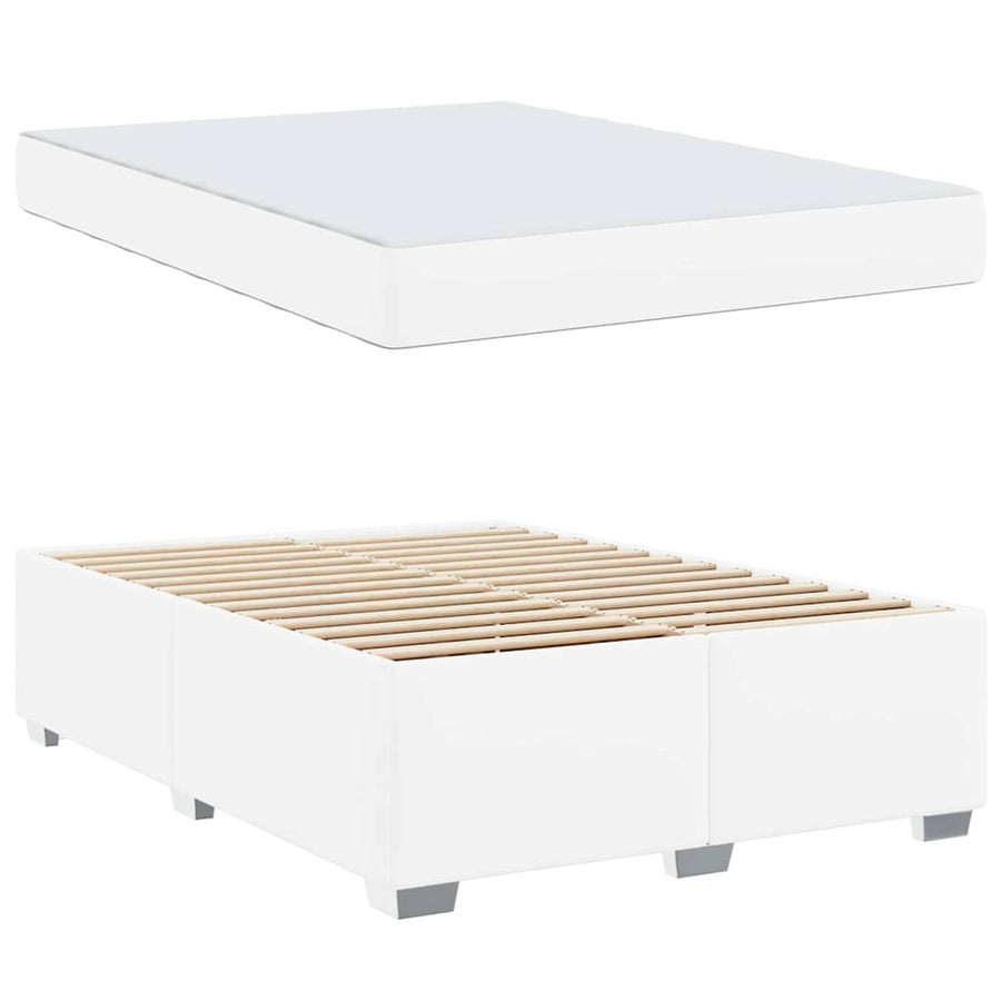 Bedframe Anders Wit 140 x 200 cm Kunstleer