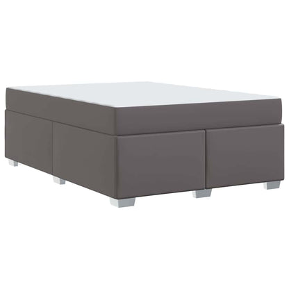Bedframe Anders Grijs 140 x 200 cm Kunstleer