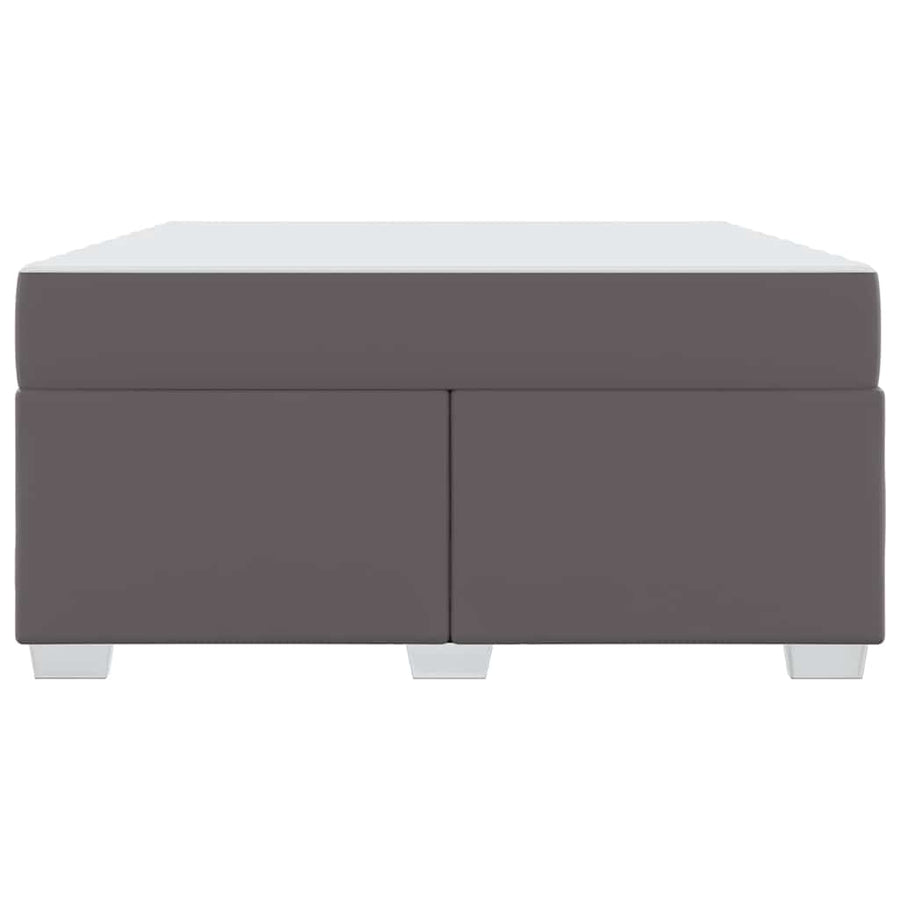 Bedframe Anders Grijs 140 x 200 cm Kunstleer