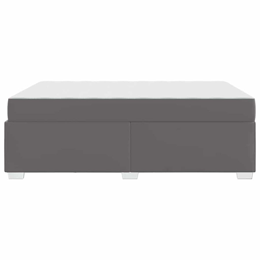 Bedframe Anders Grijs 140 x 200 cm Kunstleer