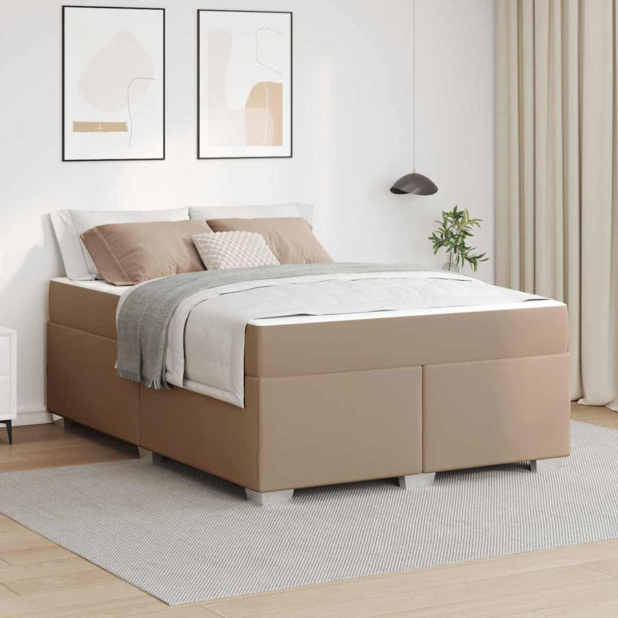 Bedframe Anders Cappuccino 140 x 200 cm Kunstleer
