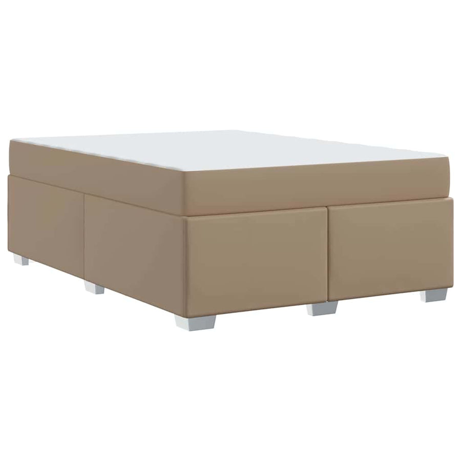 Bedframe Anders Cappuccino 140 x 200 cm Kunstleer