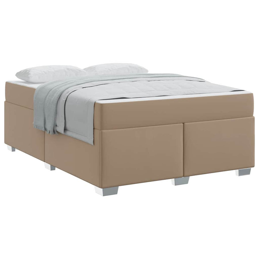 Bedframe Anders Cappuccino 140 x 200 cm Kunstleer