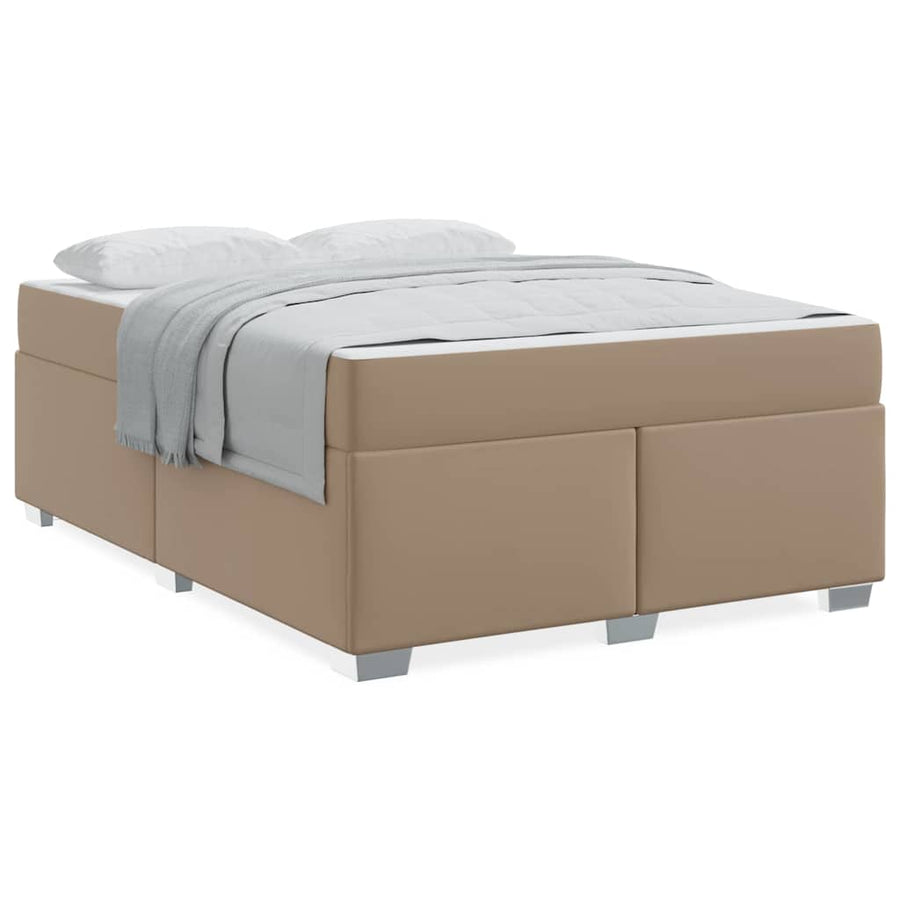 Bedframe Anders Cappuccino 140 x 200 cm Kunstleer
