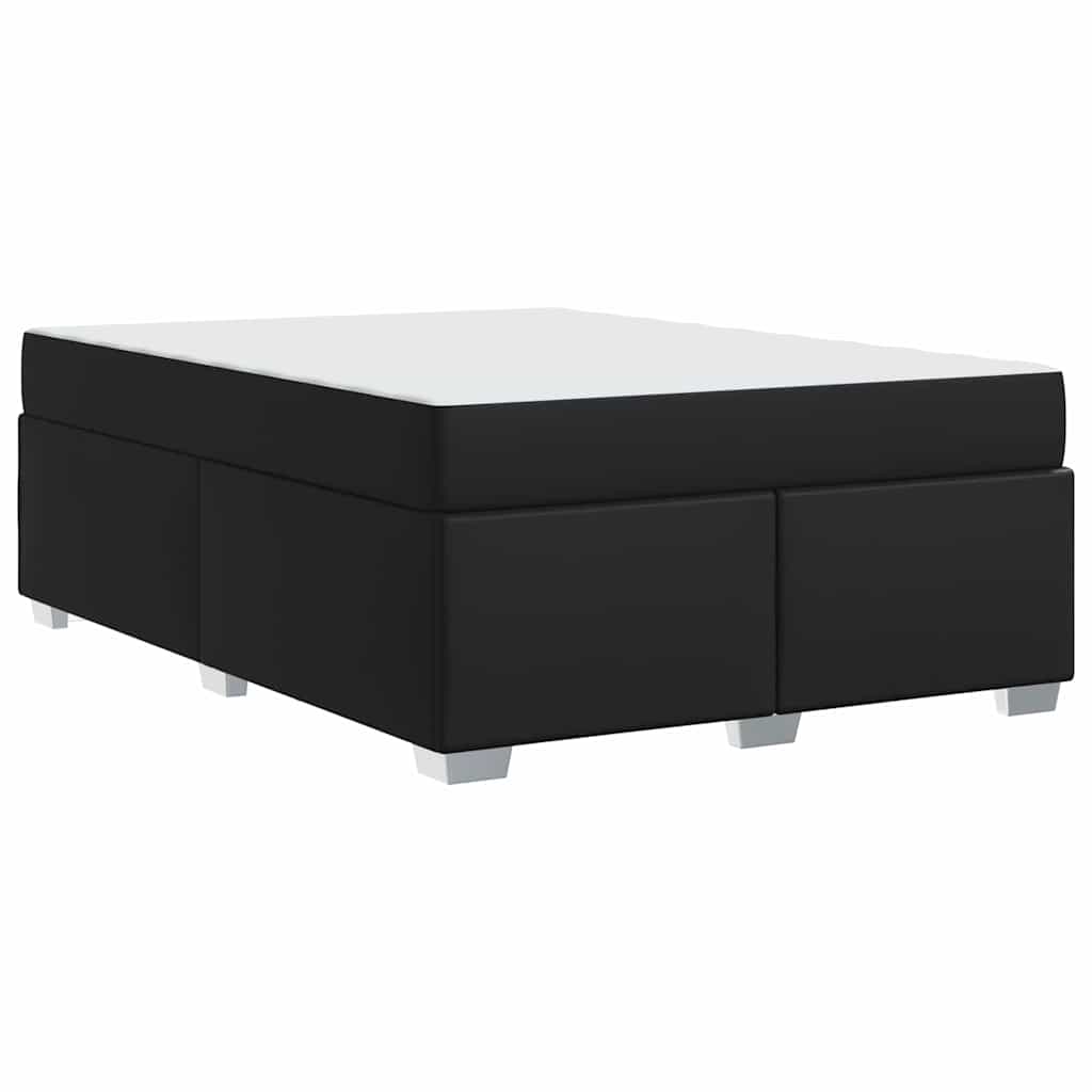 Bedframe Anders Zwart 160 x 200 cm Kunstleer