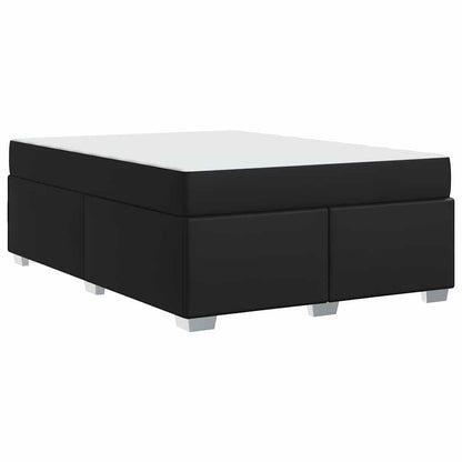 Bedframe Anders Zwart 160 x 200 cm Kunstleer