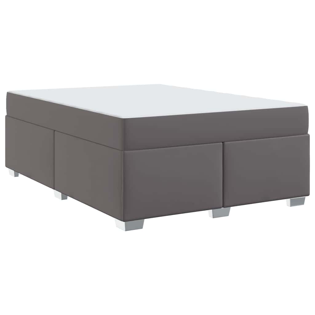 Bedframe Anders Grijs 160 x 200 cm Kunstleer