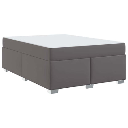 Bedframe Anders Grijs 160 x 200 cm Kunstleer