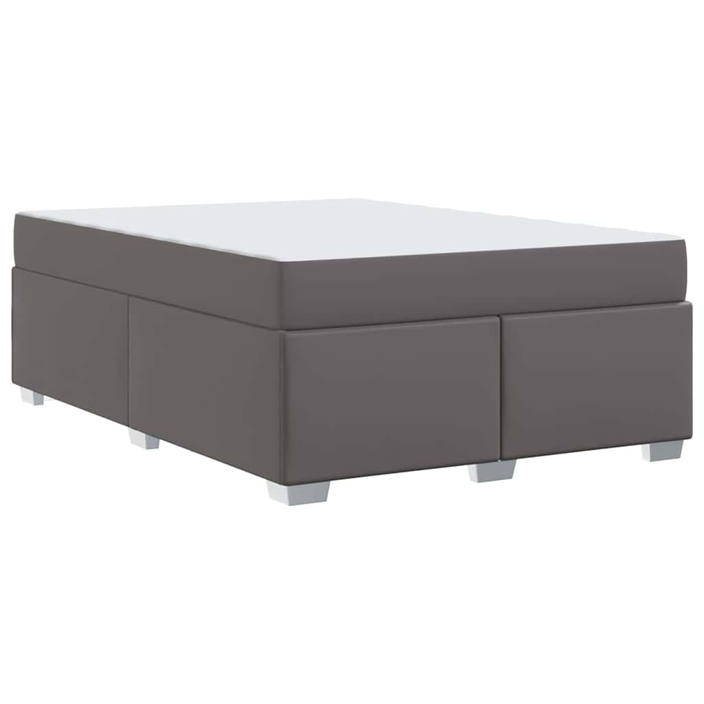 Bedframe Anders Grijs 160 x 200 cm Kunstleer