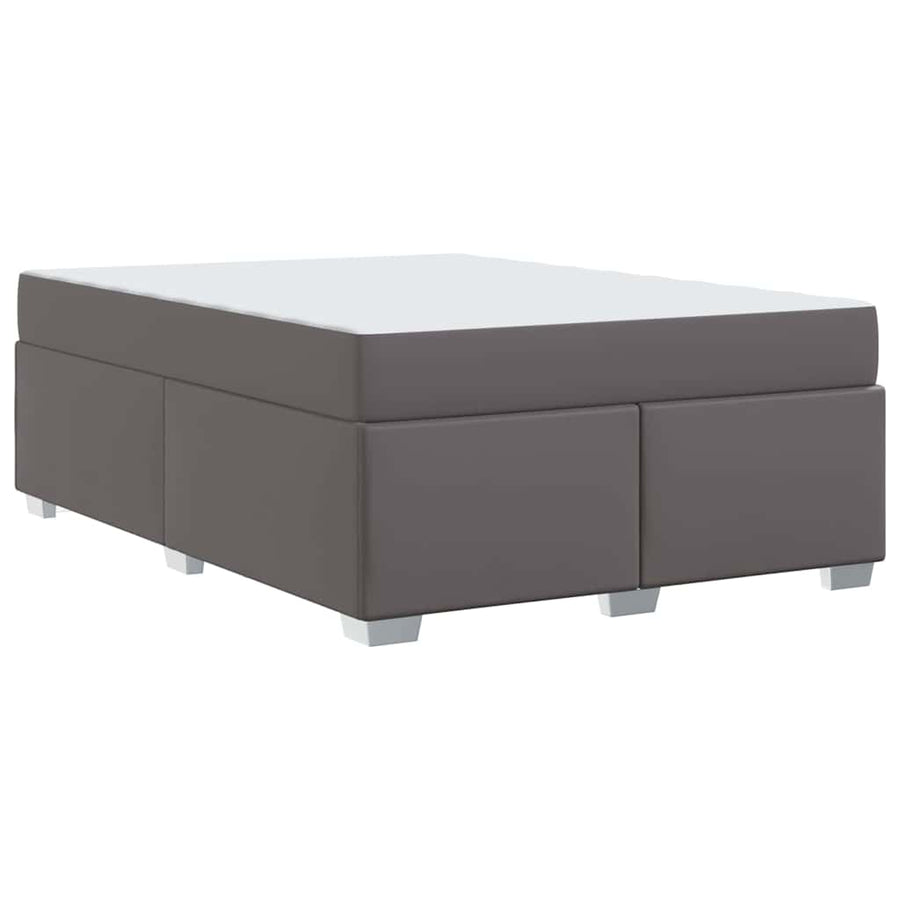 Bedframe Anders Grijs 160 x 200 cm Kunstleer
