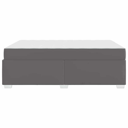 Bedframe Anders Grijs 160 x 200 cm Kunstleer