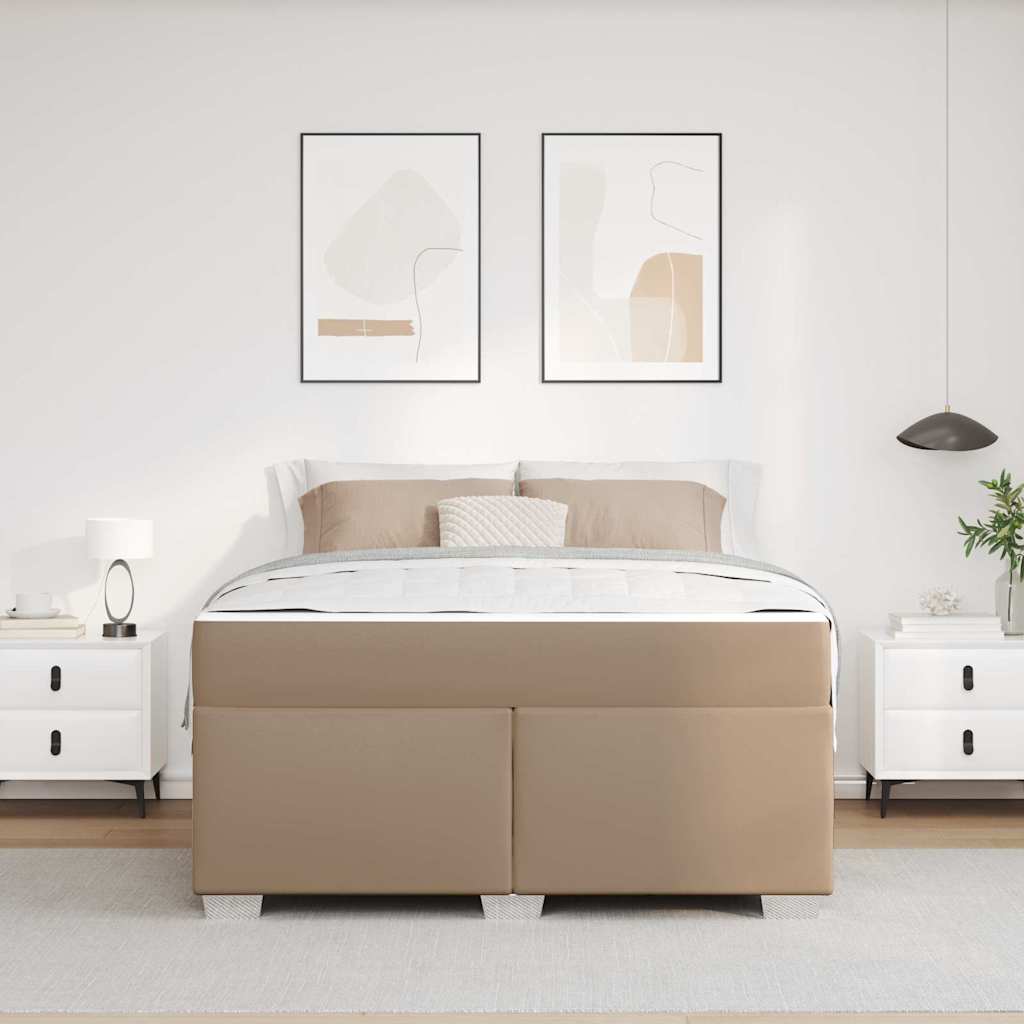 Bedframe Cappuccino 160 x 200 cm Kunstleer