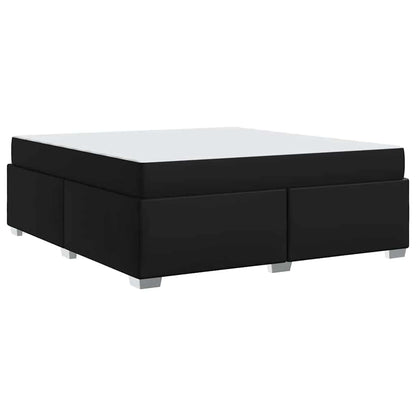 Bedframe Anders Zwart 180 x 200 cm Kunstleer