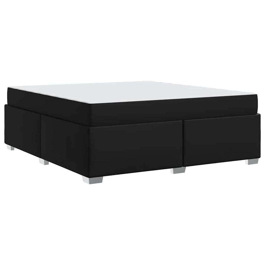 Bedframe Anders Zwart 180 x 200 cm Kunstleer