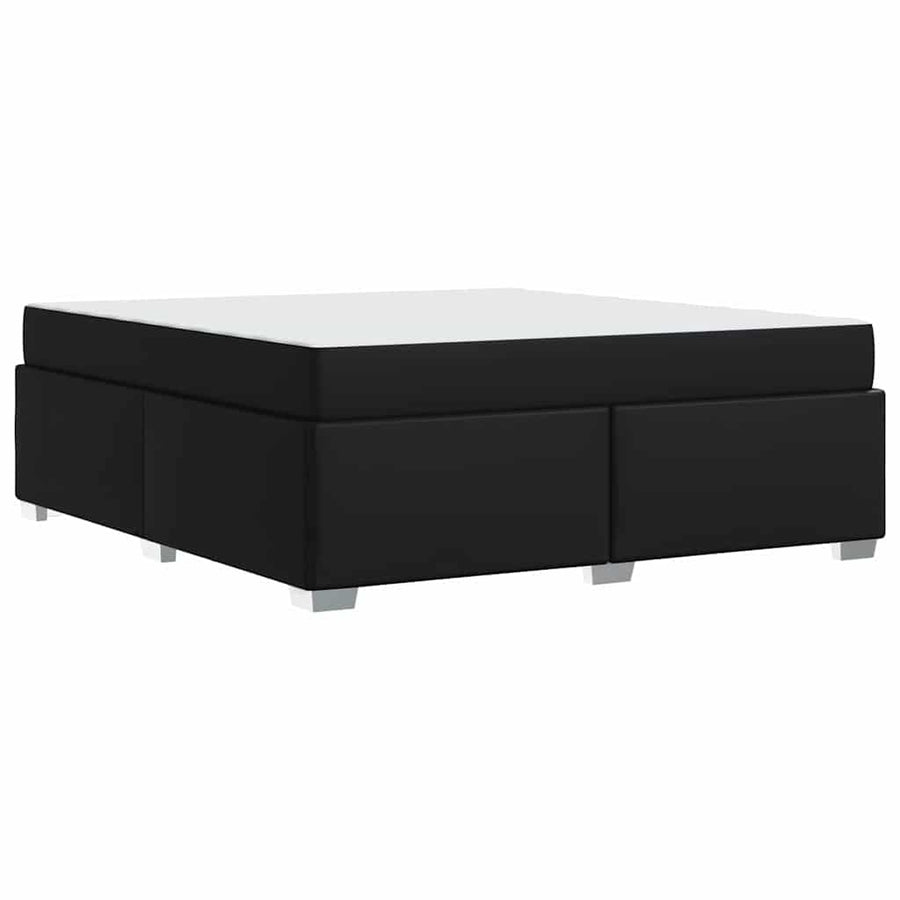 Bedframe Anders Zwart 180 x 200 cm Kunstleer