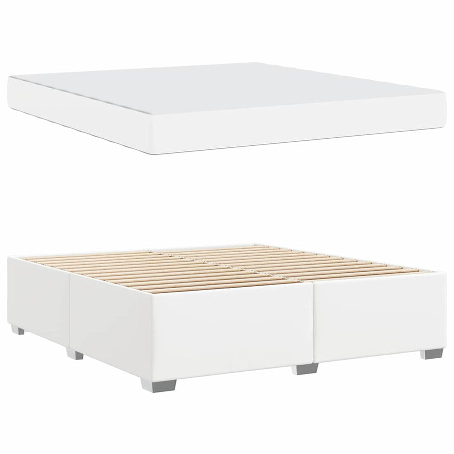 Bedframe Anders Wit 180 x 200 cm Kunstleer