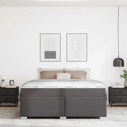 Bedframe Anders Grijs 180 x 200 cm Kunstleer