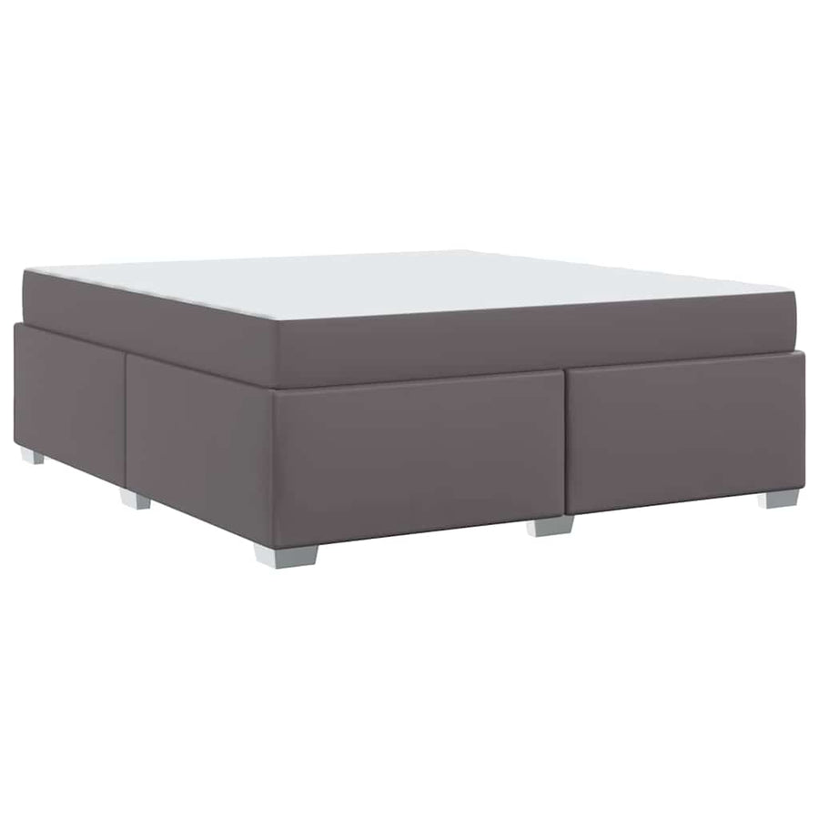 Bedframe Anders Grijs 180 x 200 cm Kunstleer