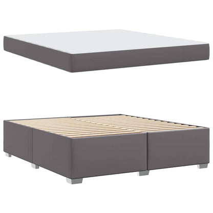 Bedframe Anders Grijs 180 x 200 cm Kunstleer