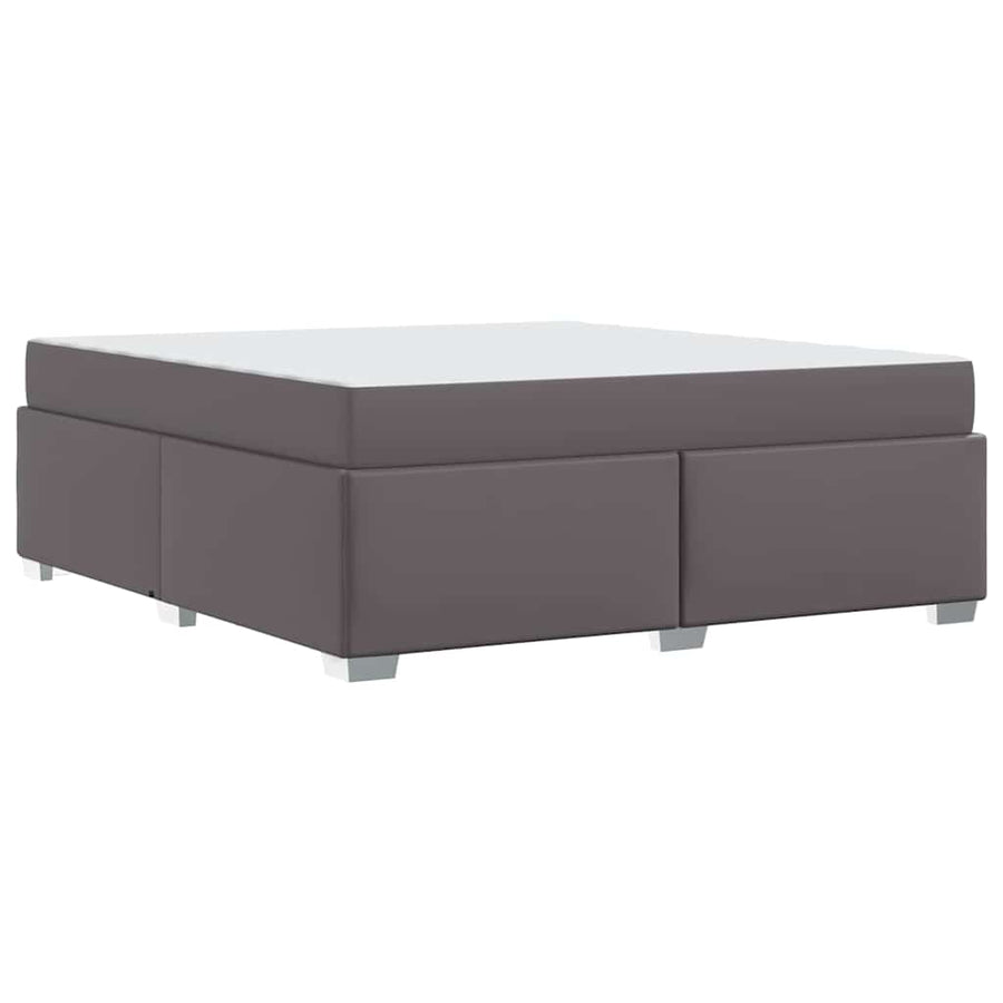 Bedframe Anders Grijs 180 x 200 cm Kunstleer