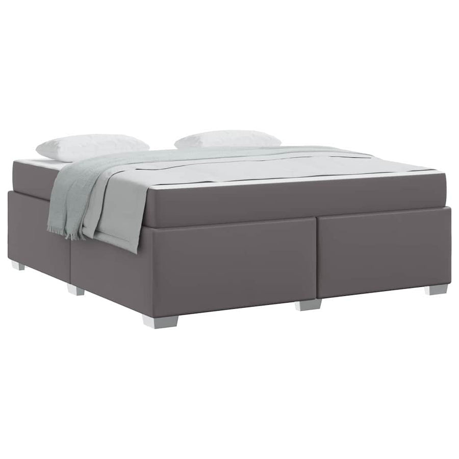 Bedframe Anders Grijs 180 x 200 cm Kunstleer