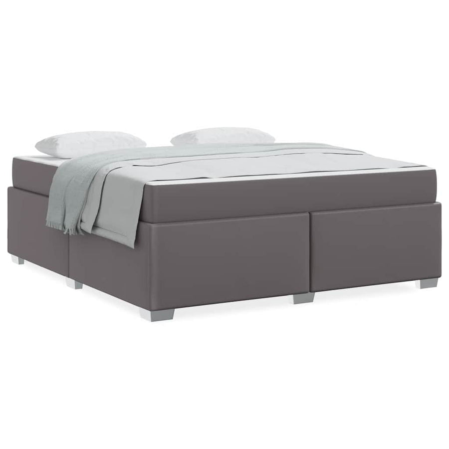 Bedframe Anders Grijs 180 x 200 cm Kunstleer
