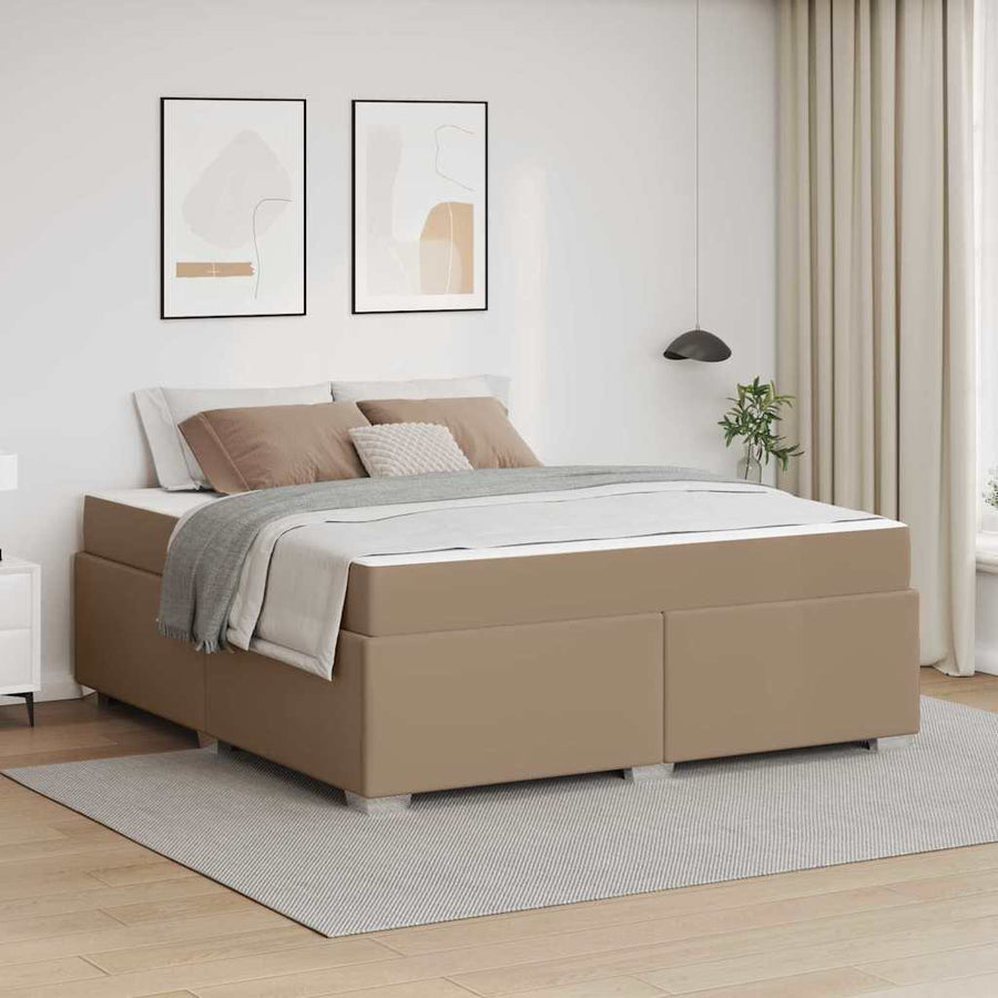 Bedframe Anders Cappuccino 180 x 200 cm Kunstleer